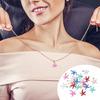 20PCS Colorful Starfish Pendant Unique Star Necklace Pendant Stainless Steel Texture for Home Decors and Own Collection