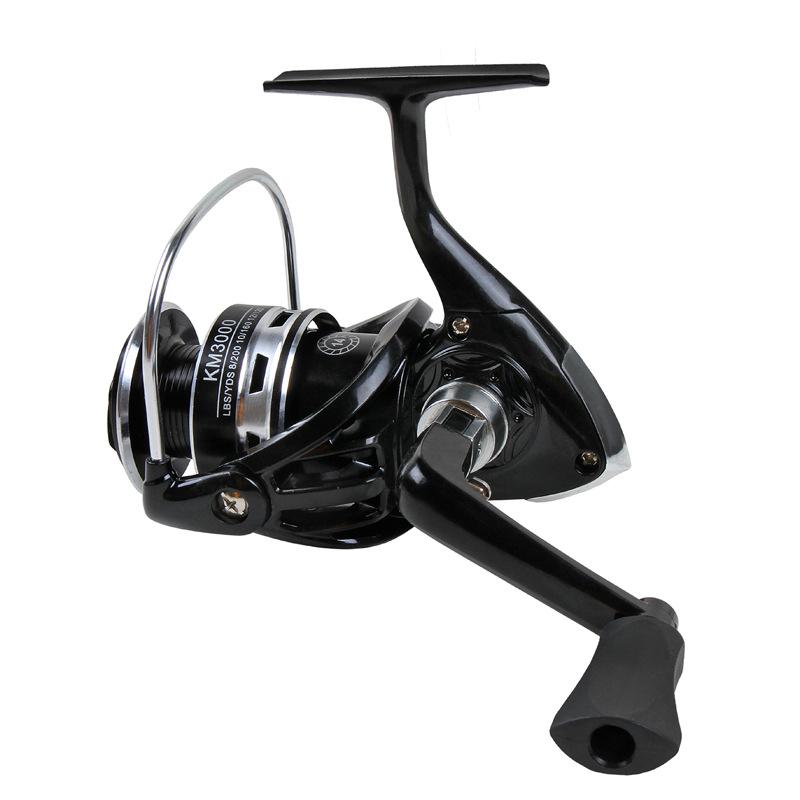 Universal Metal Spinning Fishing Reel with Long Cast and Lure Fishing Features