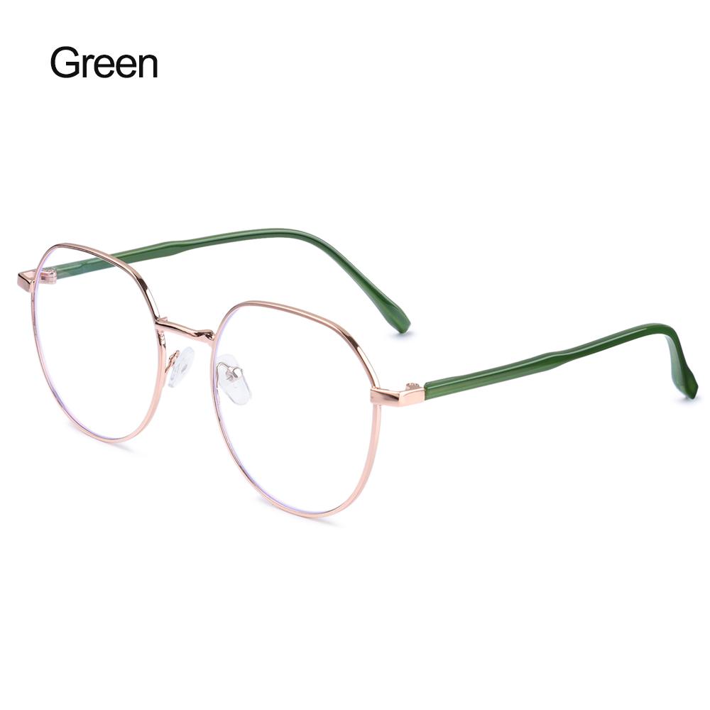 Fashion Anti Blue Light Glasses Retro Metal Round Frame Glasses Men Women Radiation Protection Anti-Reflective Computer Goggles