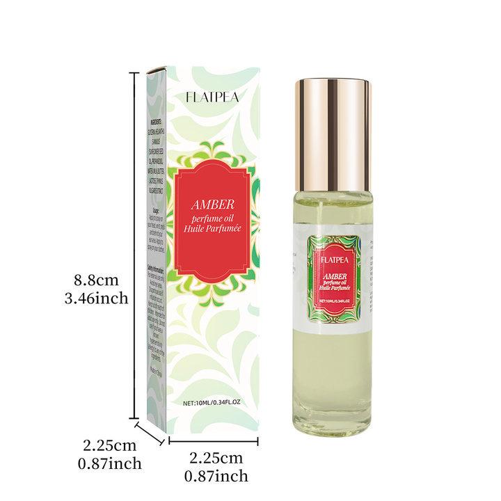 Vanilla Amber Alcohol-Free Long-Lasting Perfume Oil with Portable Packaging Standard Size