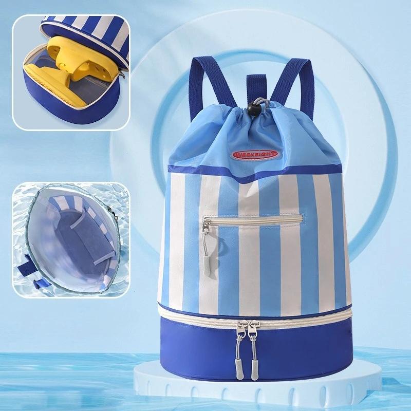 Children Swimming Bag Dry Wet Separation Sports Bag Cartoon Portable Backpack for Boys Girls Beach Bag Waterproof Swimming Bags
