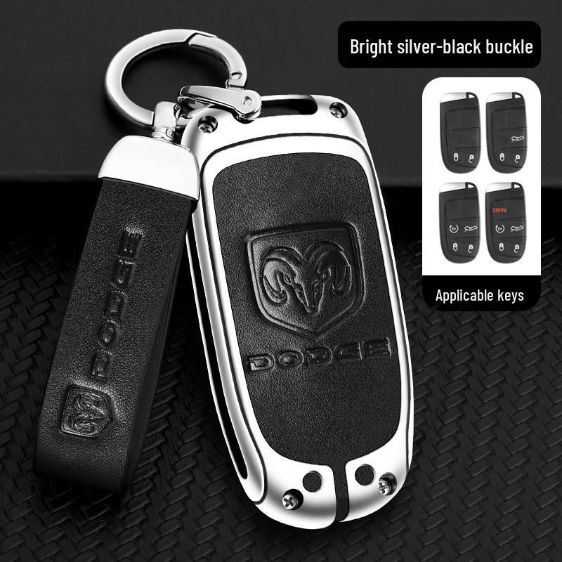 Металлический сплав кожаный чехол для ключей для Dodge Viper и Coolway Default