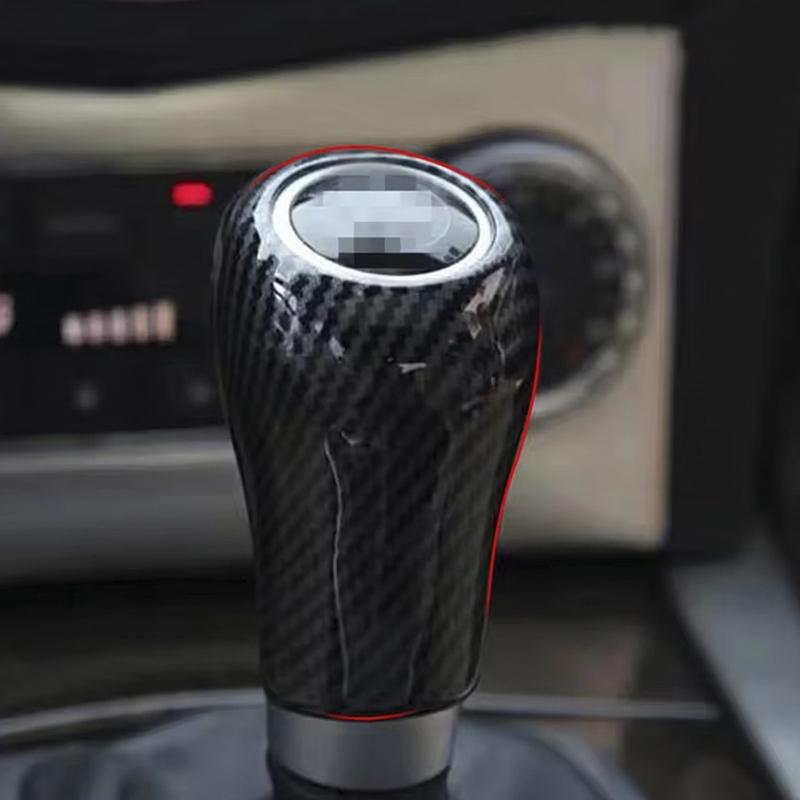 1PCS Car Shift Lever Sleeve Waterproof And Wear-Resistant Gear Lever Handle Cover Knob Decorative Cover For Benz A-CLASS,GLK