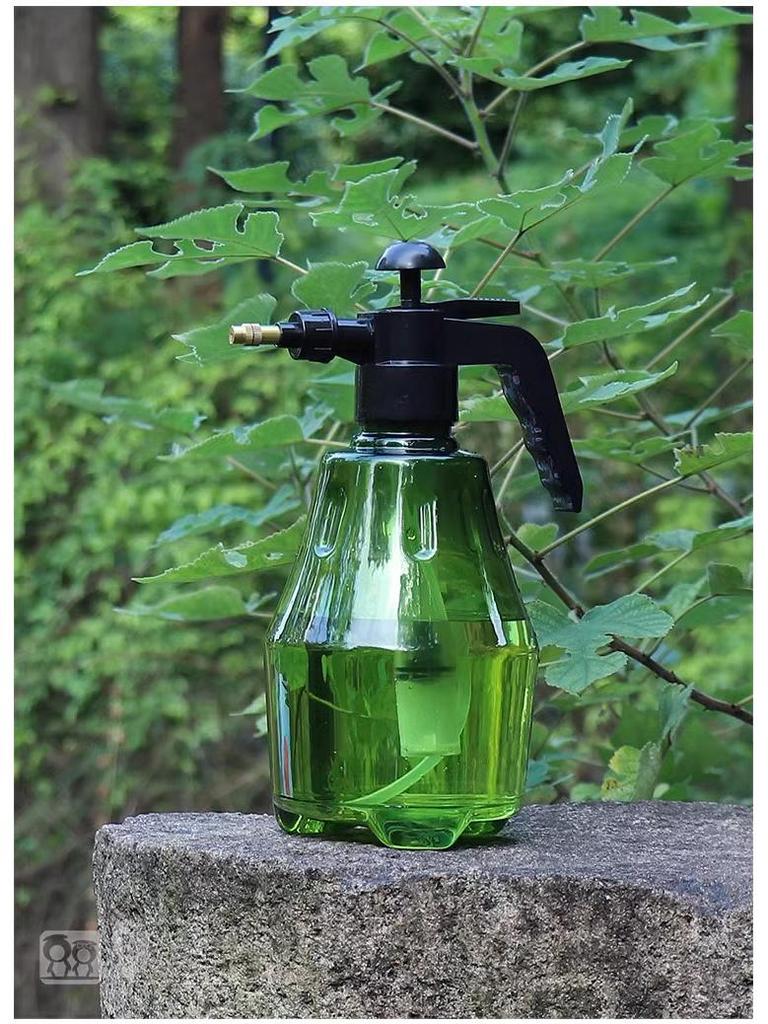 Compact Air Pressure Spray Bottle - Multipurpose for Watering, Cleaning, and Alcohol Use