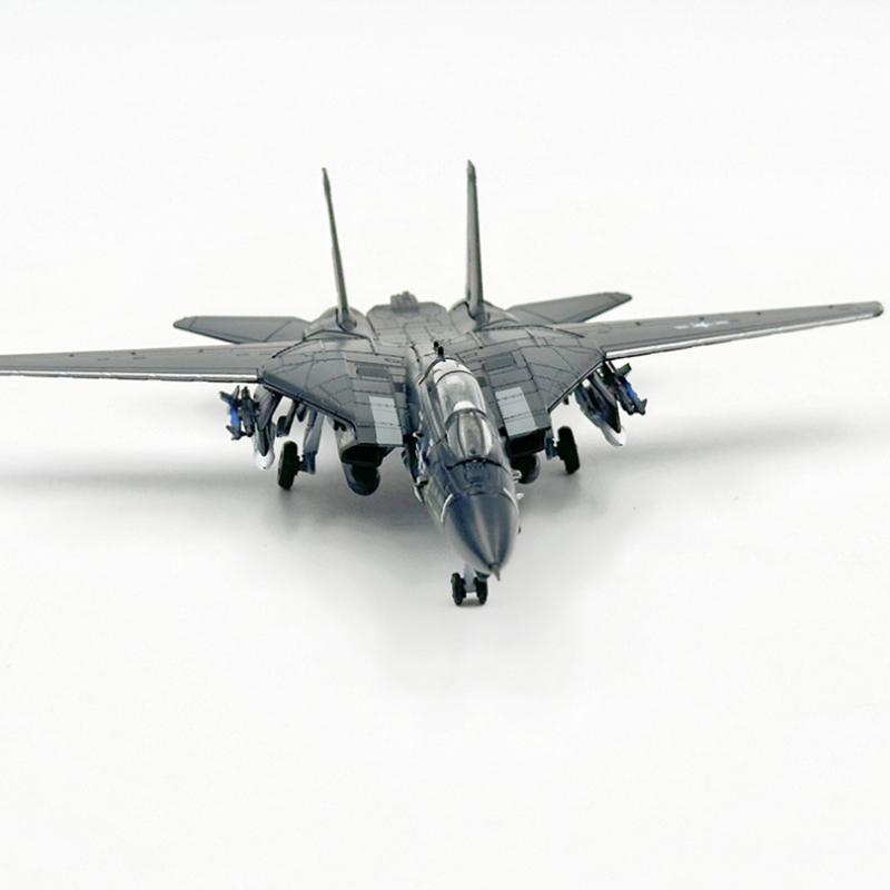 Model odlewany w skali 1/100 Sił Powietrznych USA F-14A F14A F14 VX-4 Samolot ze zmiennymi skrzydłami Model ze stopu Kolekcja Zabawka Prezent