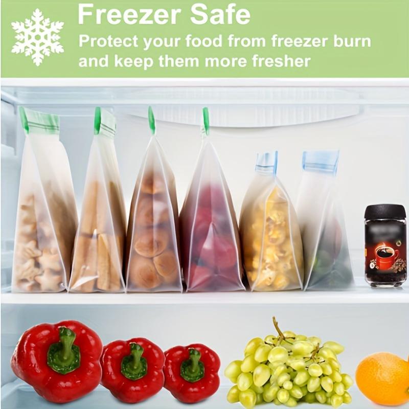 Reusable Silicone Food Storage Bag, Leak Proof And Reusable Freezer Bag, Travel/home Storage Bag  (excluding Bisphenol A)
