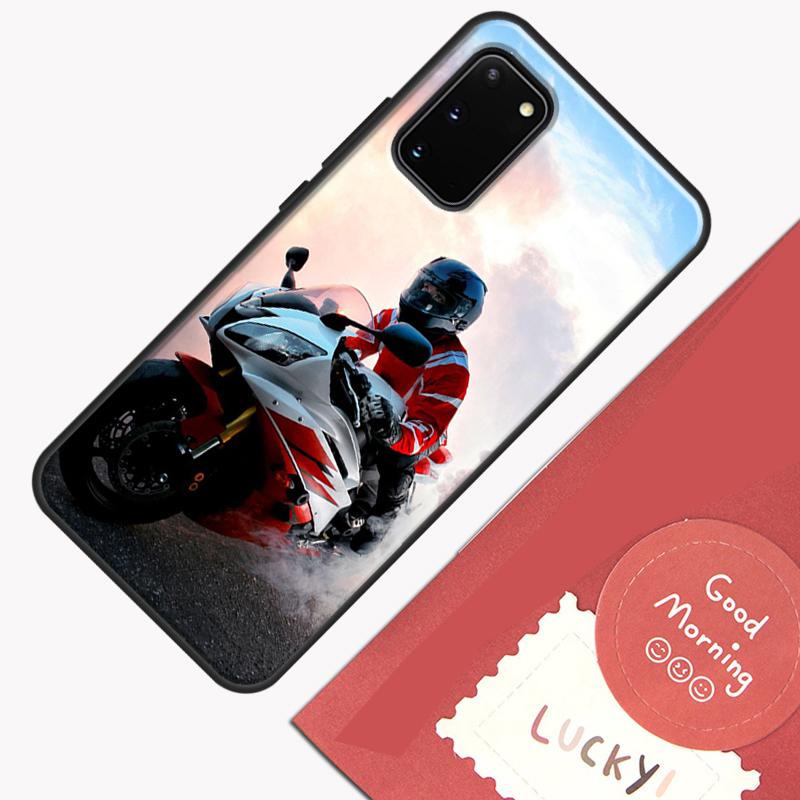 Motorcycle Motorbike Phone Case For Samsung Galaxy S24 S26 Ultra S20 S21 S22 S23 S25 Plus S10 S25 FE Cover Shell