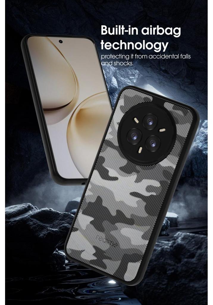 Realme 14 Pro+ Camo Military Lanyard Case