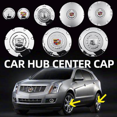 4 Stück 140mm 168mm 200mm 203mm Auto Radnabenkappen für Escalade SRX Auto Reifen Logo Emblem Zubehör