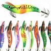 10-14cmLuminous Wooden Shrimp Lure, Artificial Bait for Sea Fishing, Specialized for Squid and Cuttlefish, Highly Realistic Imit