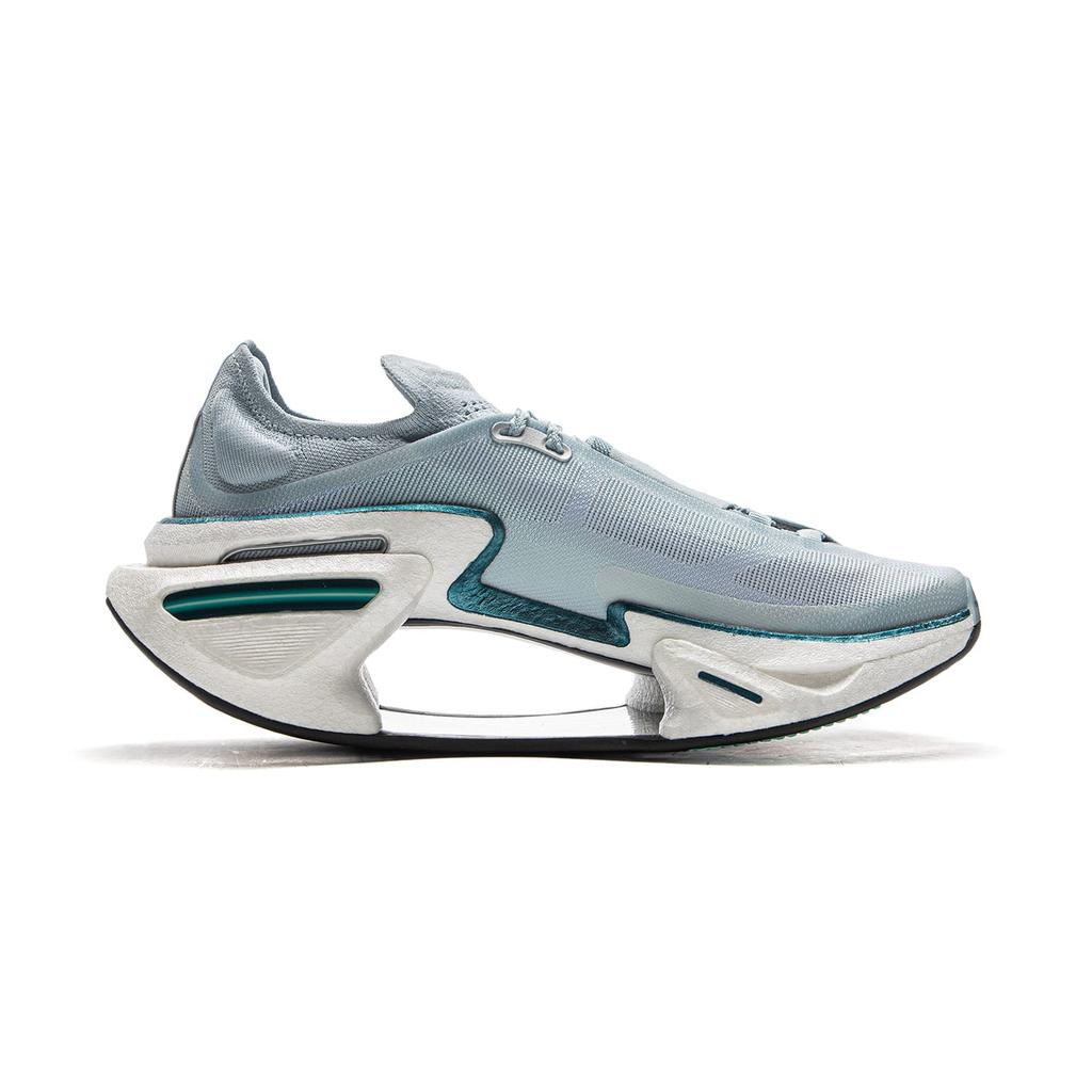 Li Ning Shadow 3.0 Niedrig geschnitten Leichte Rückpralltechnologie Freizeit Marathon Rennsport Laufschuhe Unisex Wolkenblau ARRV001-9