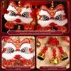 Waking Lion Chinese New Year Decoration Traditional Lunar New Year Ornament  Door Decor