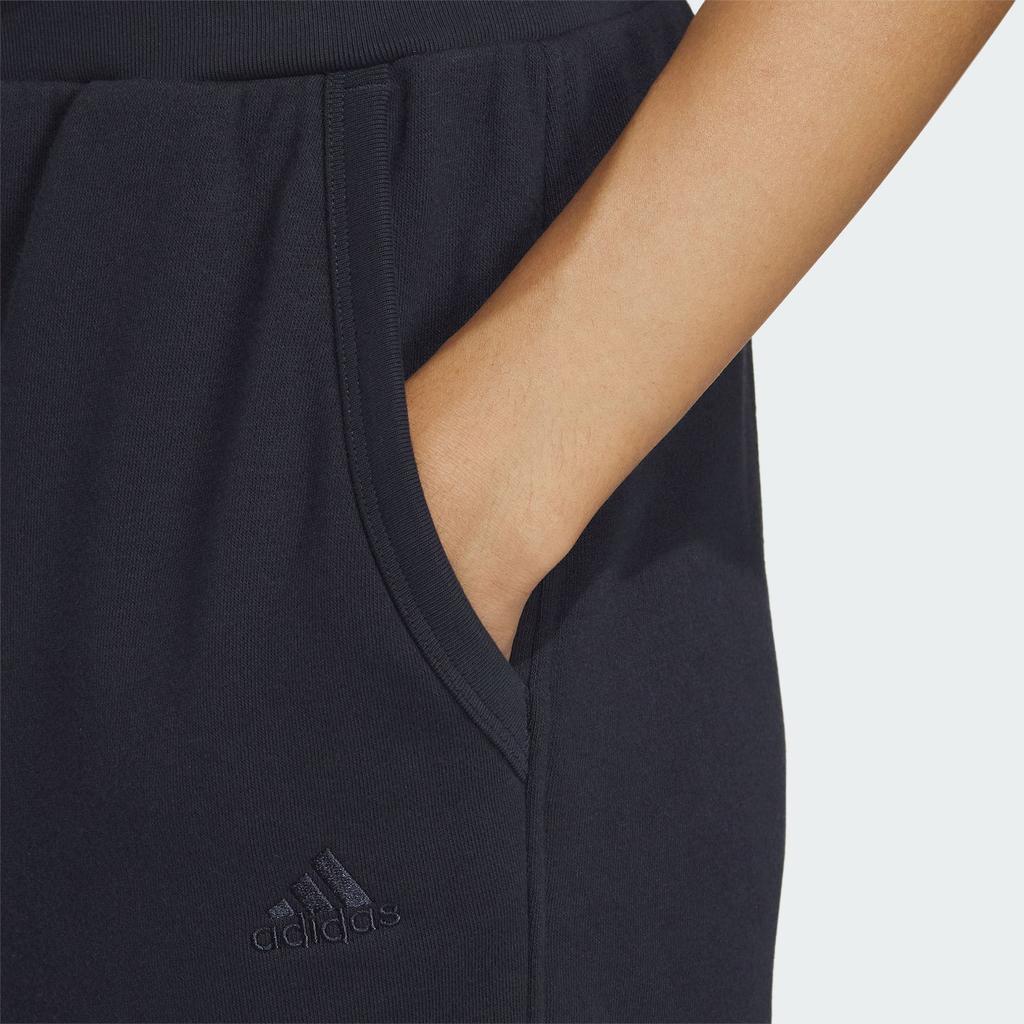 adidas Knitted Sweatpants Women's Legend Ink Moderate Wide Leg Pants IZ4563