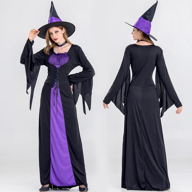 

Adult Women s Scary Witch Halloween Cosplay Costume for Masquerade and Stage Performance Medium