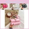 Chic Simple Pure Color Handbag For Trendy Street Style In Black Pink White