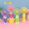 USB Rechargeable Mini Flower Handheld Fan for Girls – Portable Summer Gift