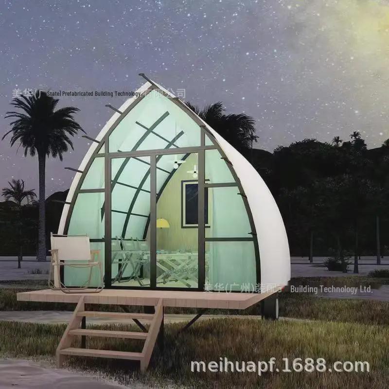 Movable Outdoor Luxury Tent: Assembled Modular Carriage for Camping and Glamping