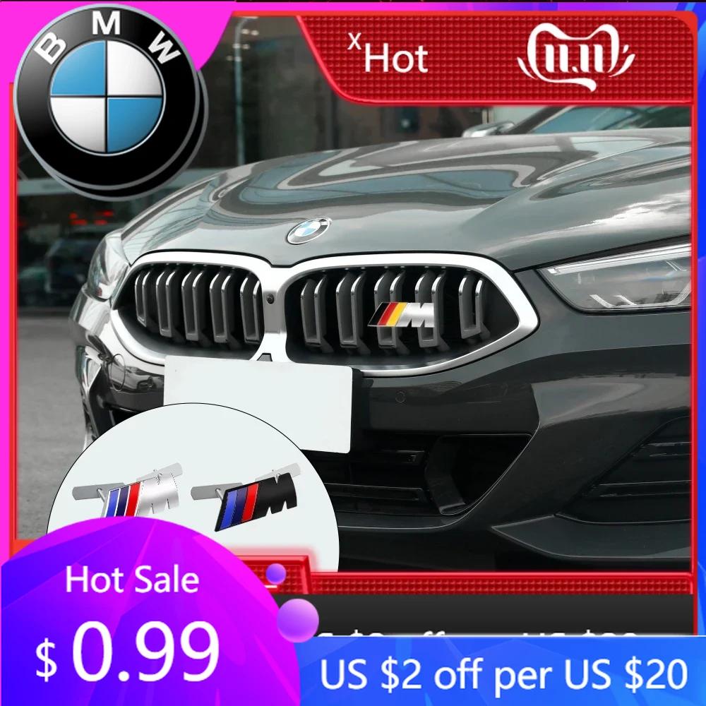 LREFV1 Car Sticker Hot 2025 Hot 3D Metal Auto Front Grille Badge Body Trunk Decor Emblem Car Modification Accessorie For M BMW E90 E92