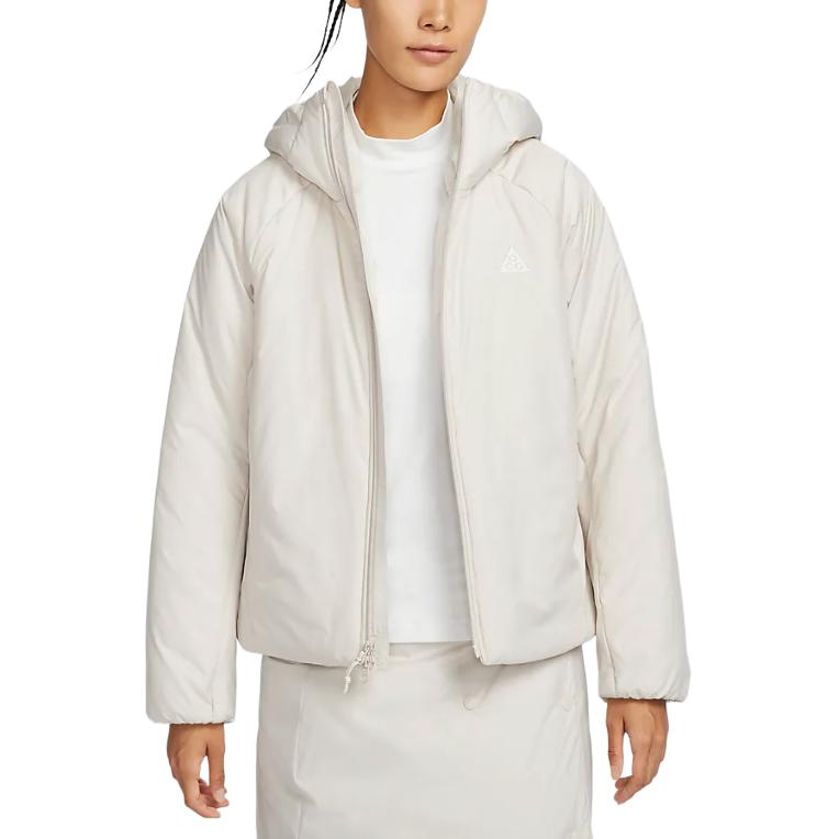 Nike Therma-Fit Advacg Series Rope De Dope Outdoor Casual Sports Zip-Up Hooded Jacket Women jackets Mountain-Peak-White FV7336-104
