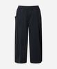 DOD Women'S) See-Through Semi-Oversized 3/4 Length Pants (Navy)