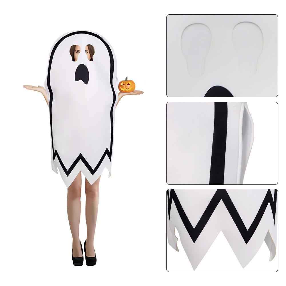 New Halloween cos costume ghost Y A Piao role-playing costume, horror funny sponge costume stage play costume