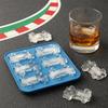 6-Cavity 3D Racing Car Ice Mold Silicone Chocolate Jelly Tray Diy Baking Tool Race Car Ice Cube Maker For Tumbler