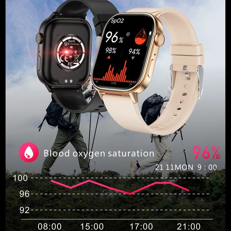 2025 New GPS Positioning Smart Watch Lightweight Fashionable Sports Compass Outdoor Adults Men Women's SmartWatch Health SOS Elderly
