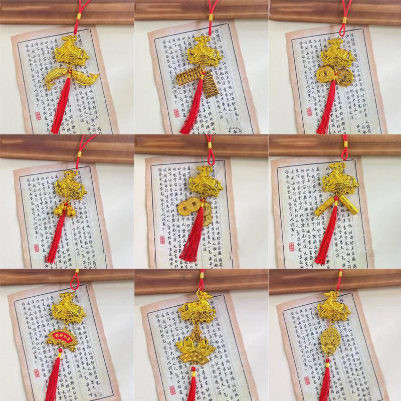 1/8Pcs 2026 Year Of the Horse Wall Hanging Ornament Chinese New Year Lucky Decor Accessories Housewarming Small Pendant Gifts