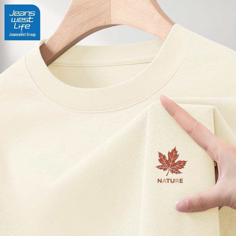 JEANSWEST LIFE Men s Heavyweight Loose Fit Short-Sleeve T-Shirt 3XL