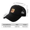 Music  themed Art Best of Both Worlds Hannah Montana with Characters for Music  cultural Design Mesh Baseball Cap