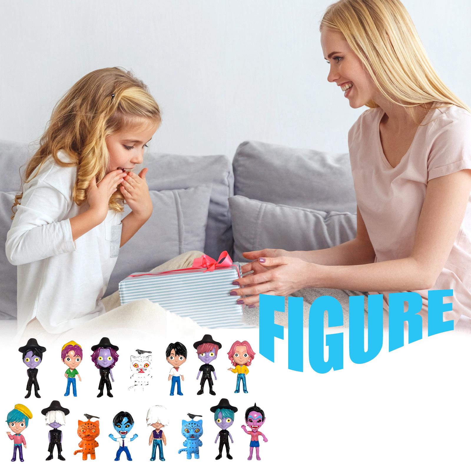 

Non-movable Doll Collection Version Scale Doll Desktop Ornaments One Size