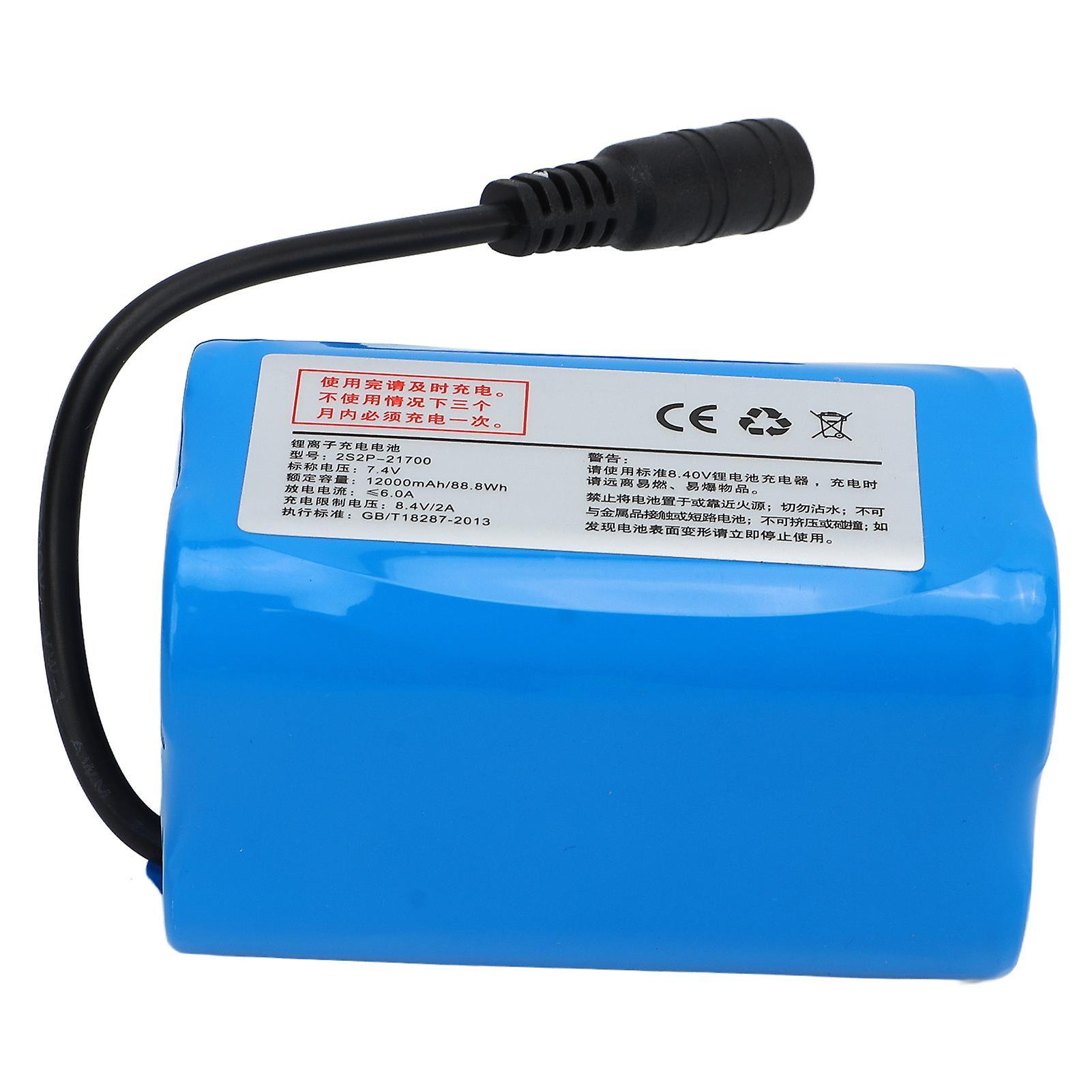 RC Nesting Boot Batterie 12000mAh 7.4V Wiederaufladbare Lithium-Batterie RC Boot Batterie