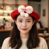 Beret Woolen Bucket Cap Vintage Looking Girls Dome Hat Top Hat Red Bowler Hats  Winter