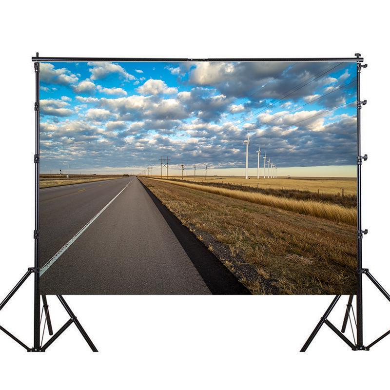 Road Scene Photography Background for Events,Indoor/Outdoor,Party Backdrop,Wall Tapestry Backdrop,,Live Streaming