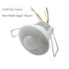 Intelligent Silent Dry Contact 12V-24V Ceiling Mini Embedded Infrared Human Body Motion Sensor Switch  Reed Switch Signal