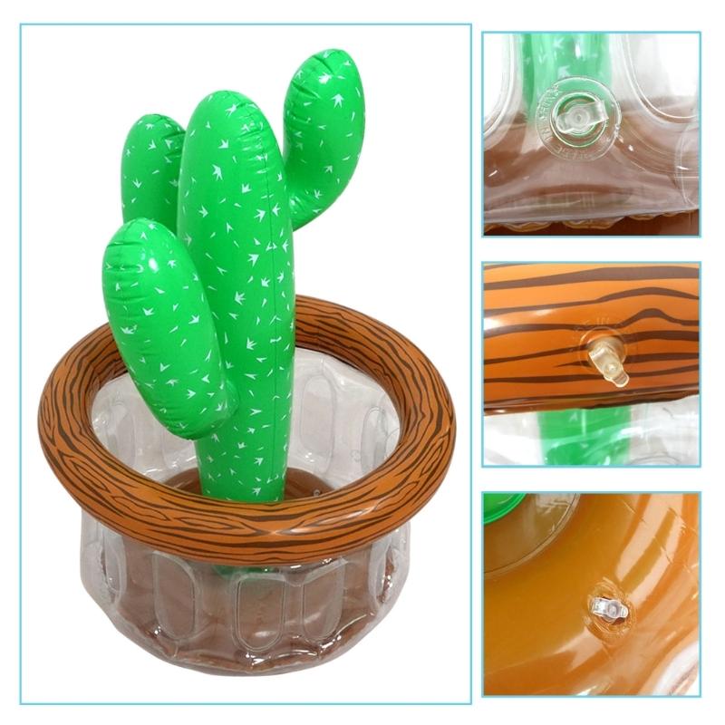 PVC Floating Ice Bucket For Outdoor Pool Use Featuring Themed Large Capacity