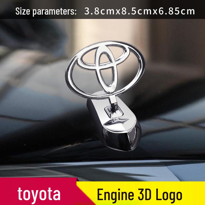 Toyota Corolla, Camry, Avalon, Highlander Motorhauben-Emblem Metall-Aufkleber