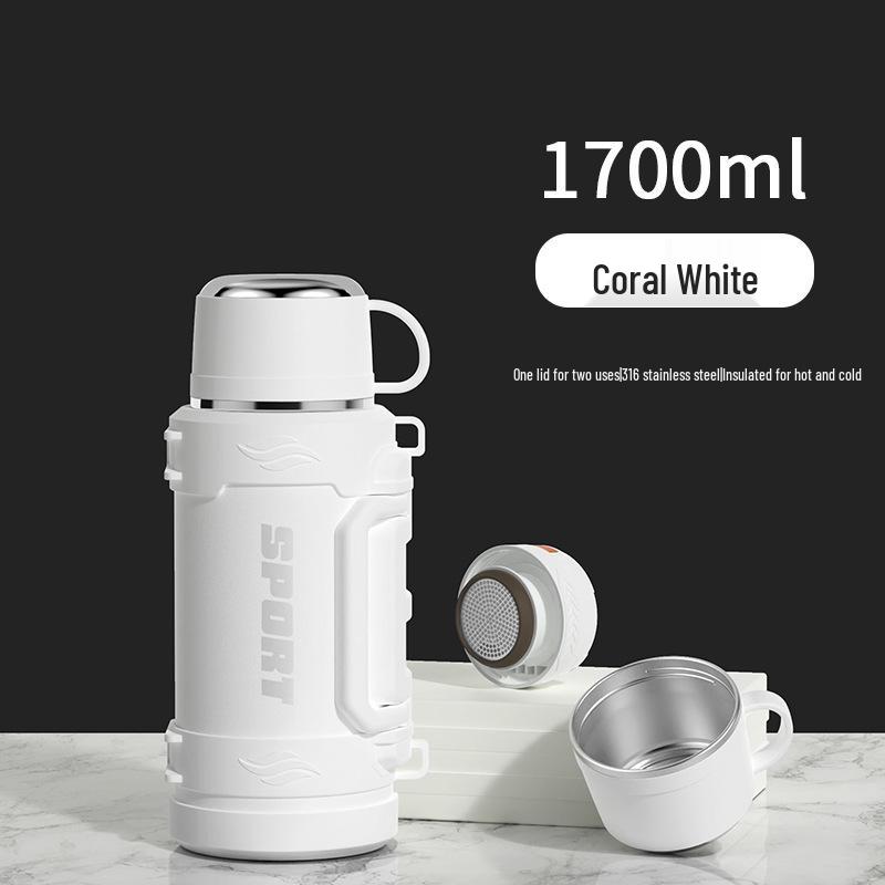 

Large Capacity 316 Stainless Steel Thermos Flask - Portable Insulated Water Bottle for Home and Outdoor Use 1700ml