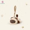 Soft Cartoon Cat Plush Toys Cute Animals Siamese Kitten Lovely Stuffed Doll Pendant Key Chain Birthyday Xmas Gift For Girl Boy