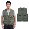 [Essesstim] Mesh Vest, Men's Photographer Vest, Sleeveless Vest, Jacket, Mesh