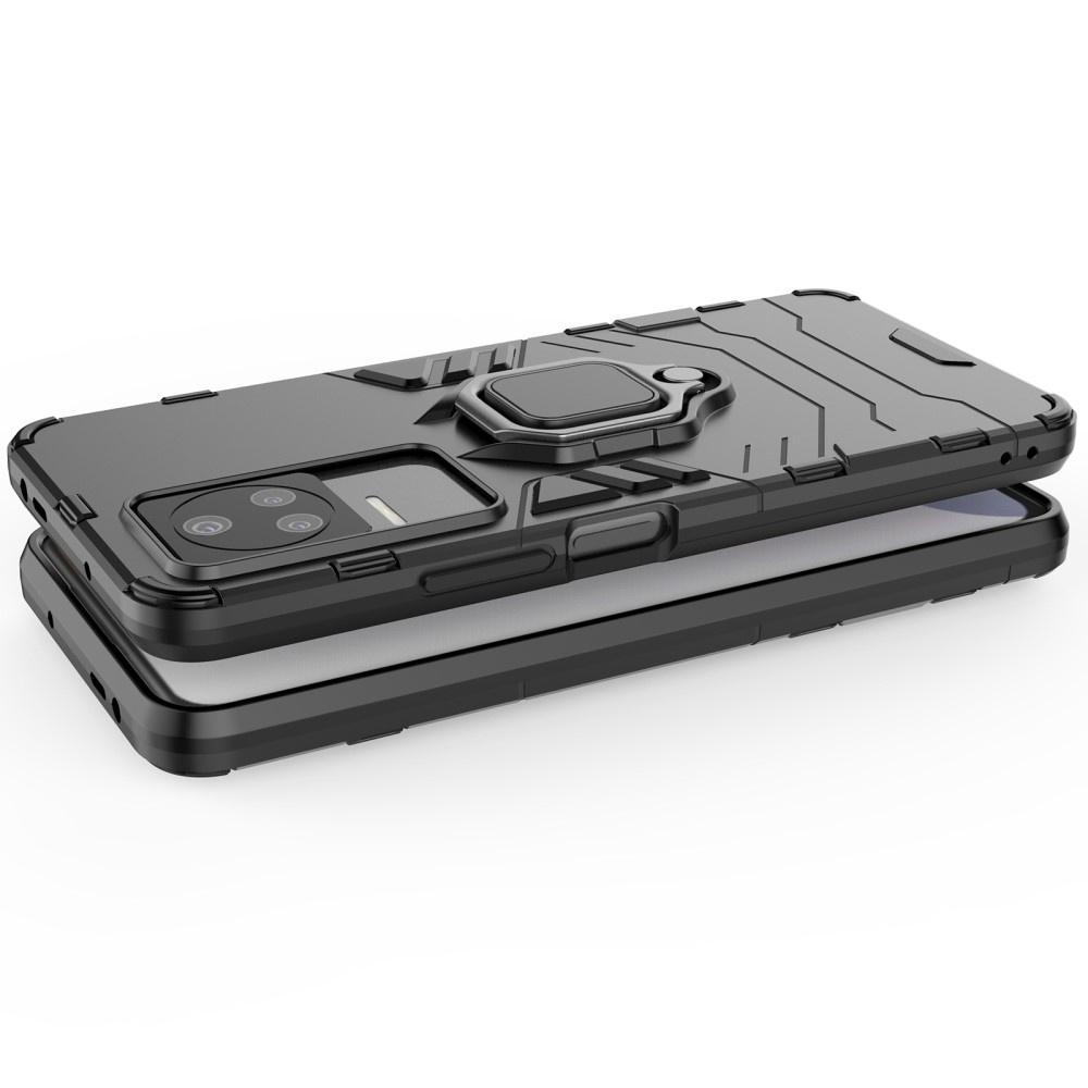 Case for Xiaomi Poco F4 5G, Kickstand Ring, Black