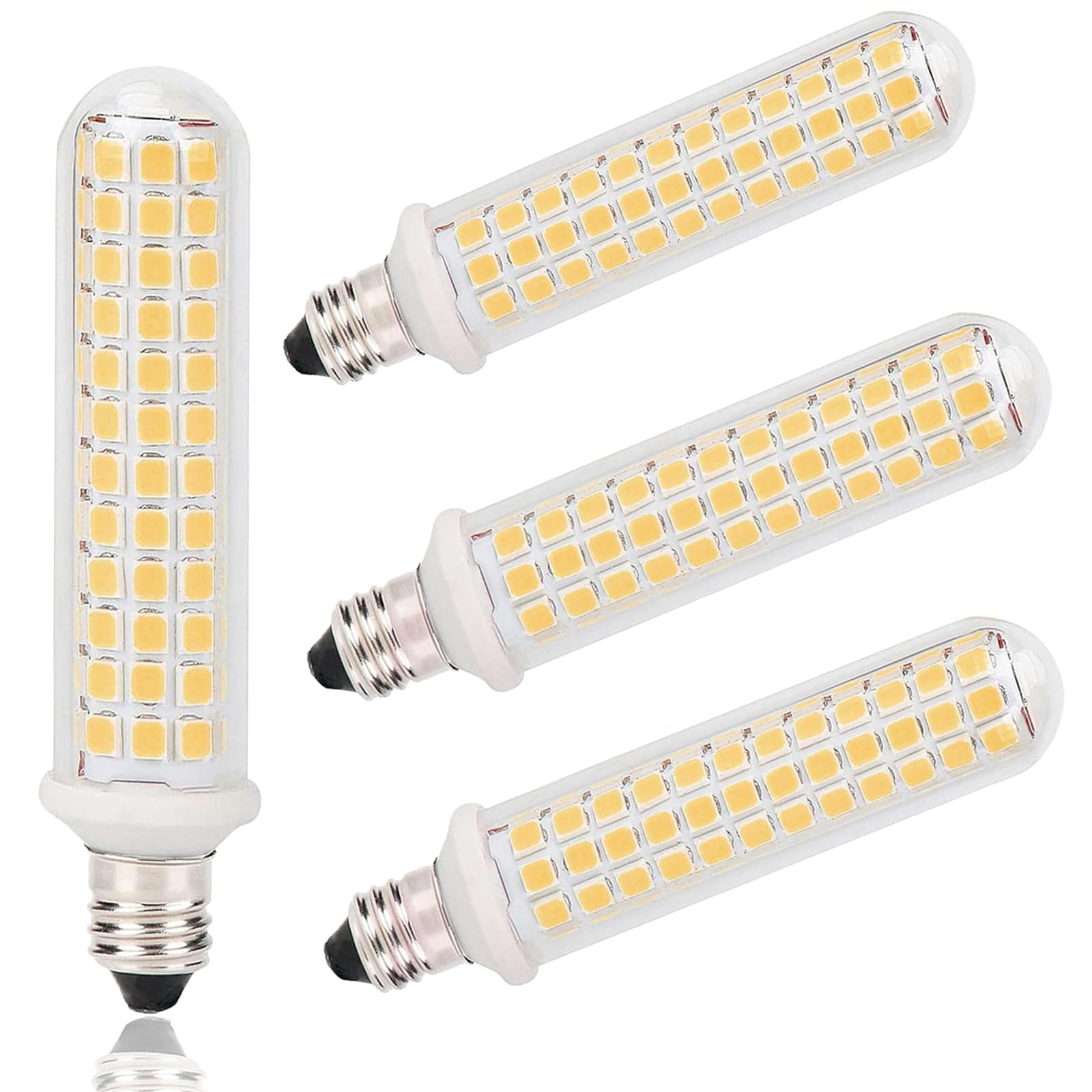 

E11 LED Bulbs, Equivalent to 100W Halogen Lamps, E11 Base, JD, 110V, Warm White, 9W, 1100LM, High Brightness, Energy Saving, Omnidirectional Wide