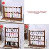 Sophisticated Wooden Jewelry HolderOrganizer For Exhibiting Earrings Necklaces And Keychains In Stores Or Homes