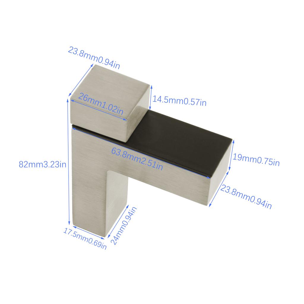 4pcs Adjustable Glass Shelf Brackets Zinc Alloy Wall Mount Clamps for 3-20mm Thick Wood/Glass Shelves Bathroom Shower & Cabinets