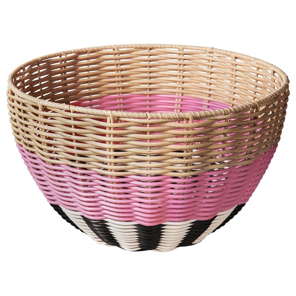 

IKEA DJURTR NARE Корзина бежево-розовый 32x19 см