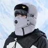 MEET SUNNY Men's Winter Cycling Lei Feng Hat with Anti-Fog Goggles