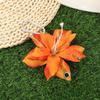 1Pcs Creative Simulation Flower Bag Pendant Exquisite Lily Keychain Fashion Backpack Decoration Diy Accessories Gifts