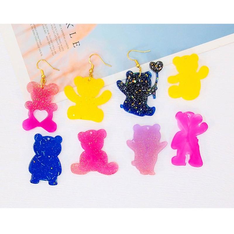 Crystal Resin Silicone Mold Geometric Animal Molds for Earrings Listing Jewelry Making Charm DIY Necklace Pendant Molds