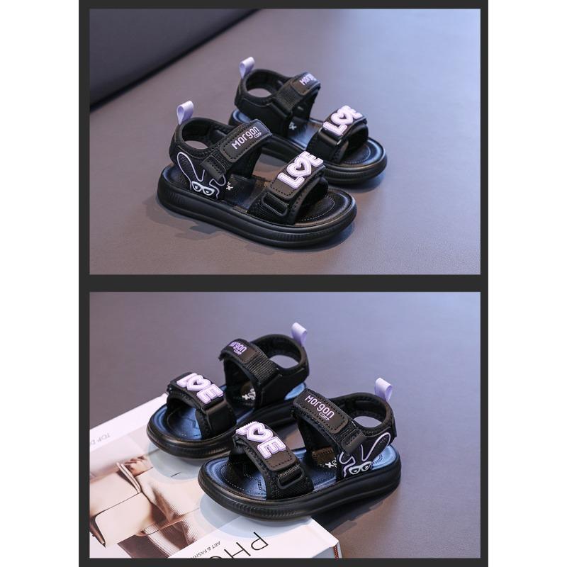 Neue Sommer-Sandalen für Mädchen - Modische Sport-Strandsandalen für Jugendliche mit offenen Zehen, weicher Sohle & Prinzessinnen-Stil