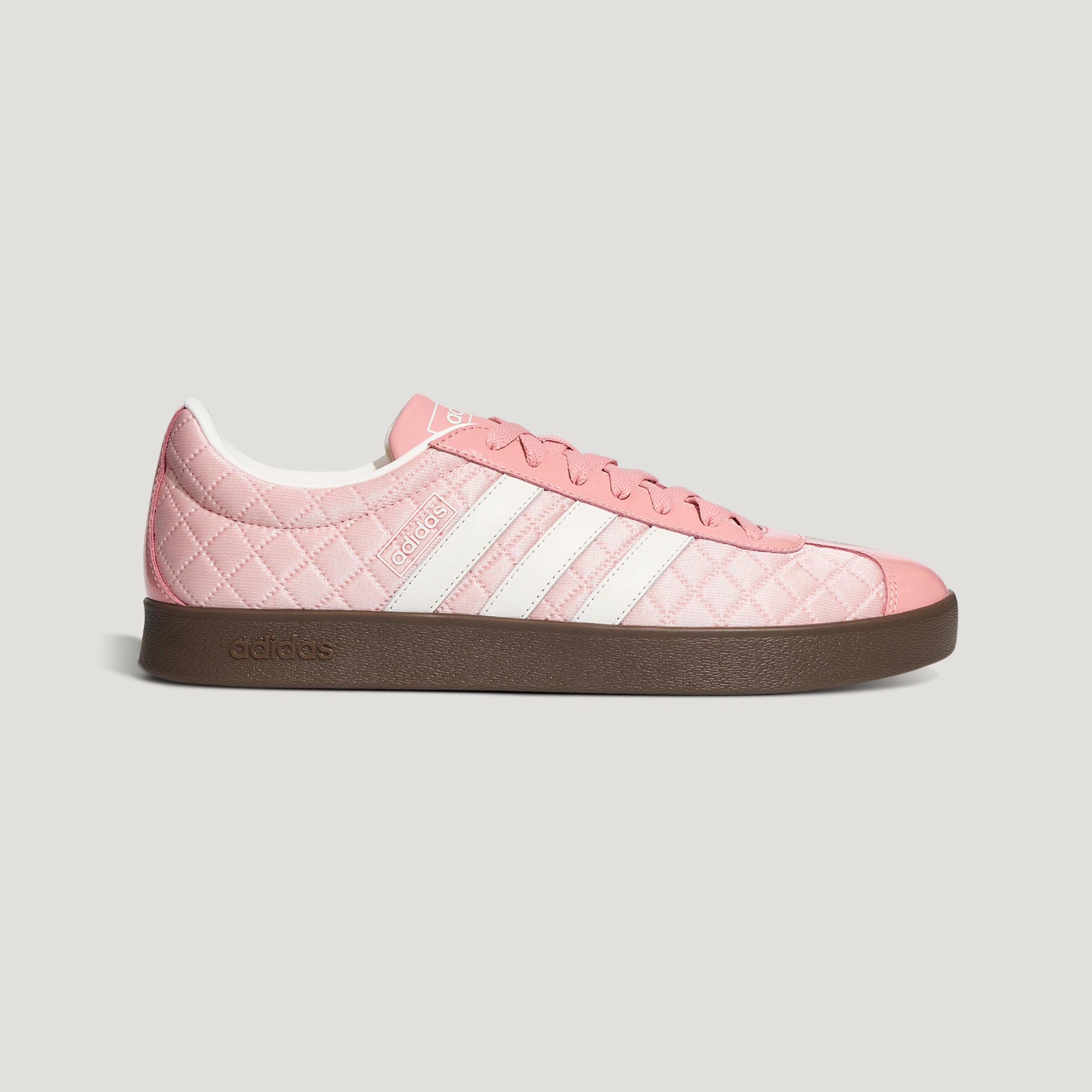 Adidas VL Court German Army Trainers Women s Low Top Pink/White 35.5